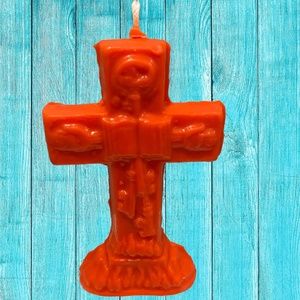 Cross Spell Candle, Altar Candle
